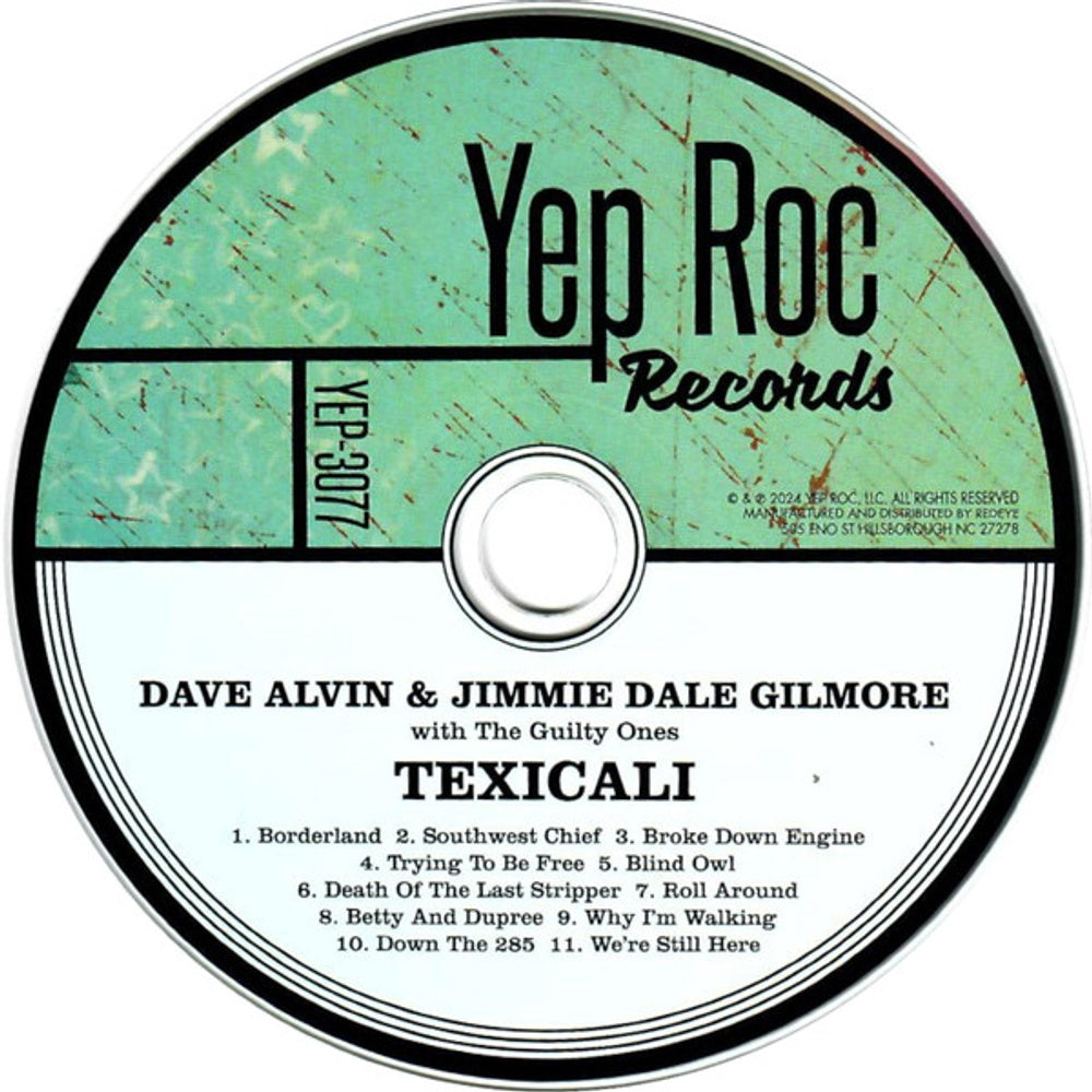 Dave Alvin & Jimmie Dale Gilmore – Texicali Music CD