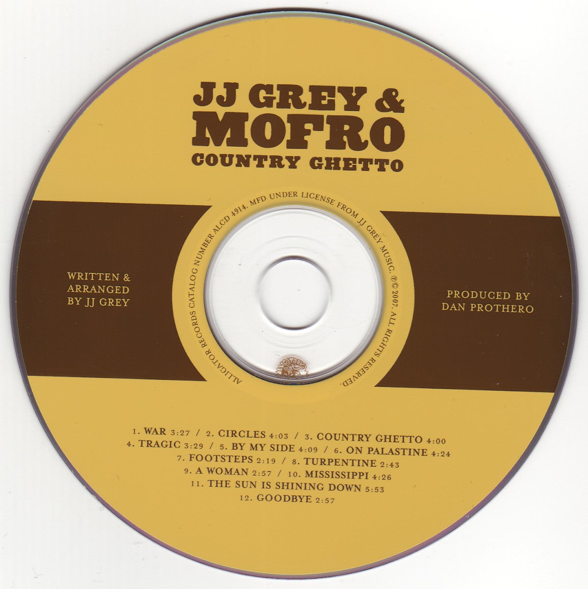 JJ Grey & Mofro – Country Ghetto Music CD