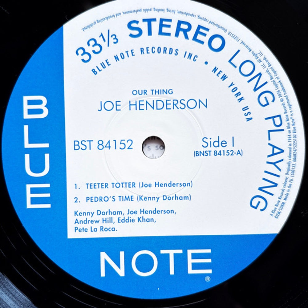 Joe Henderson – Our Thing (LP Vinyl) Vinyl Record