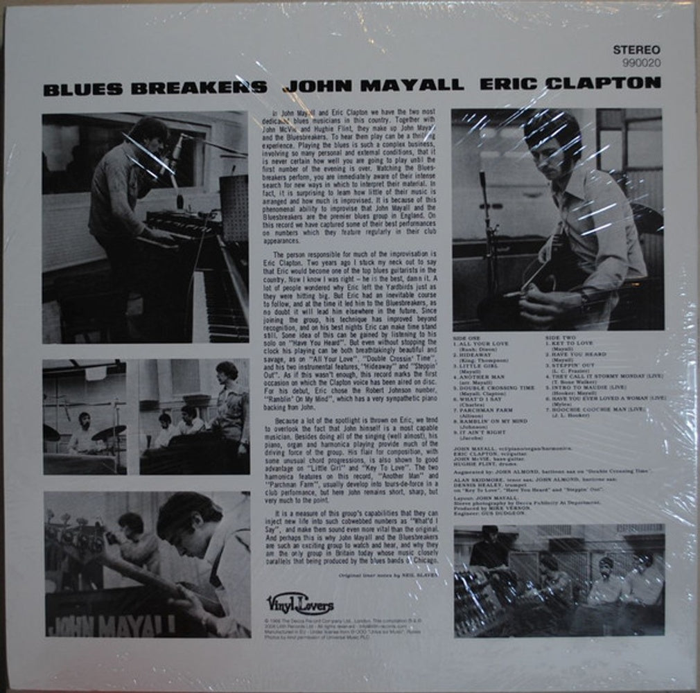 John Mayall & Bluesbreakers – Blues Breakers With Eric Clapton (LP Vinyl) Vinyl Record
