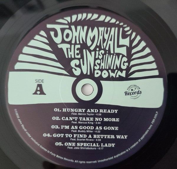 John Mayall – The Sun is Shining Down (LP Vinyl) Vinyl Record
