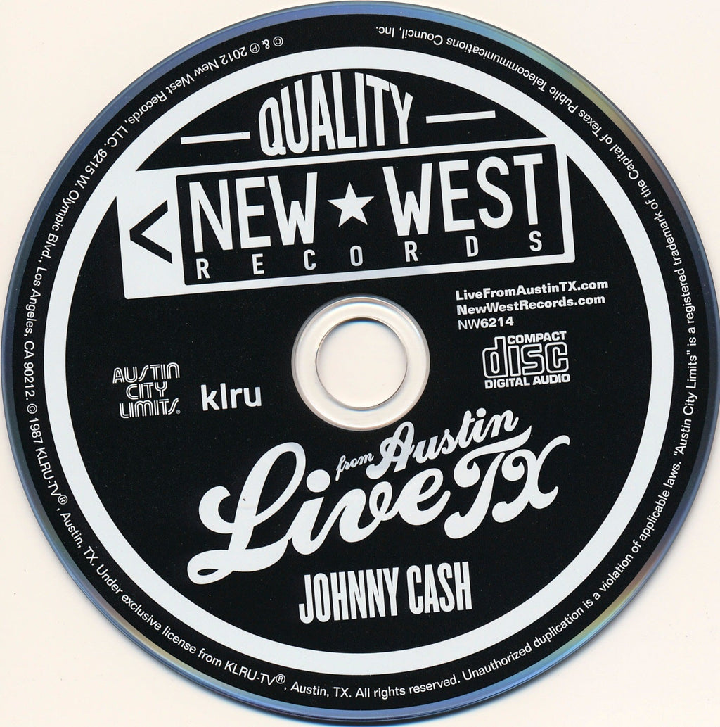 Johnny Cash – Live from Austin, TX Music CD