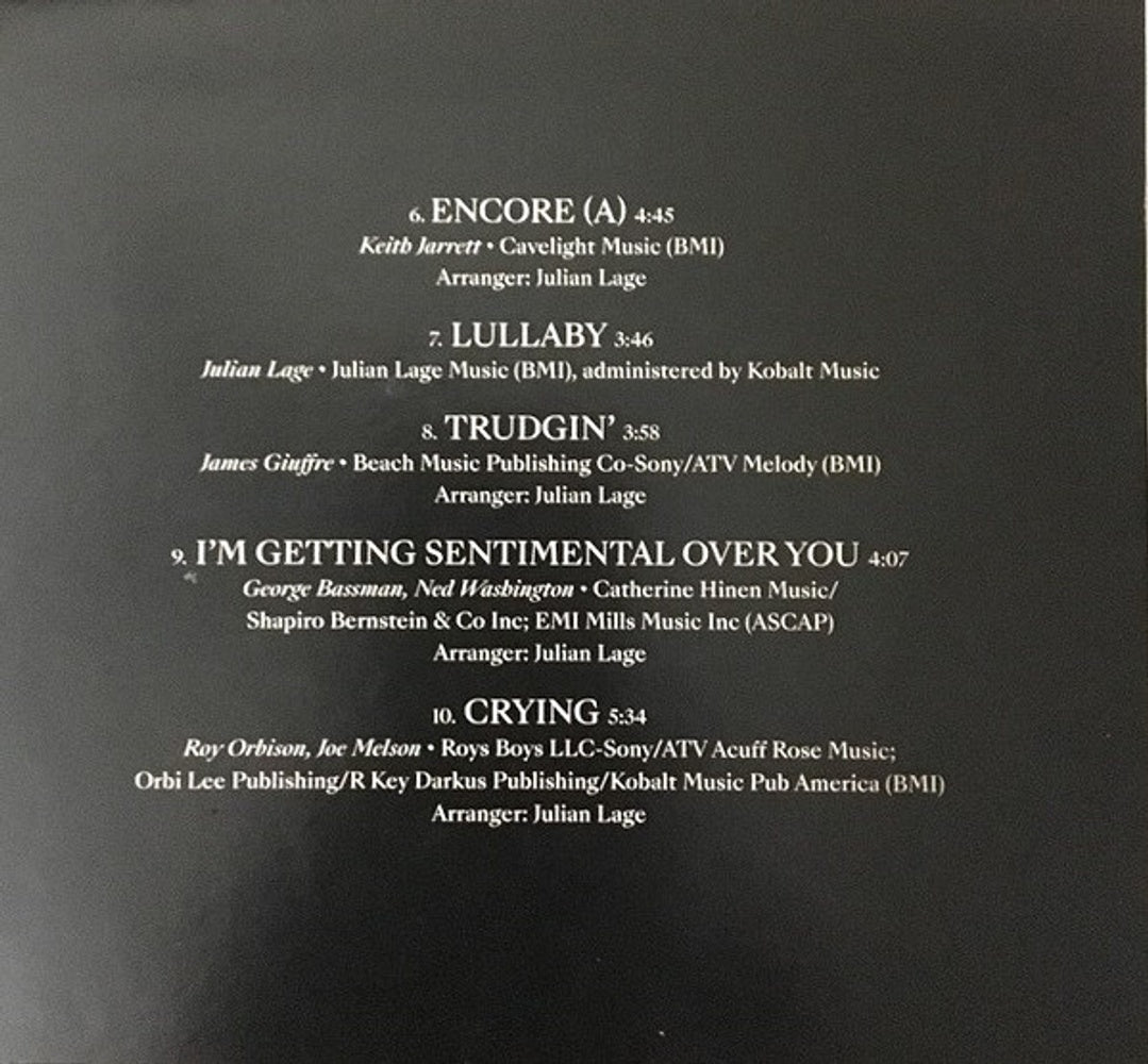 Julian Lage – Love Hurts Music CD