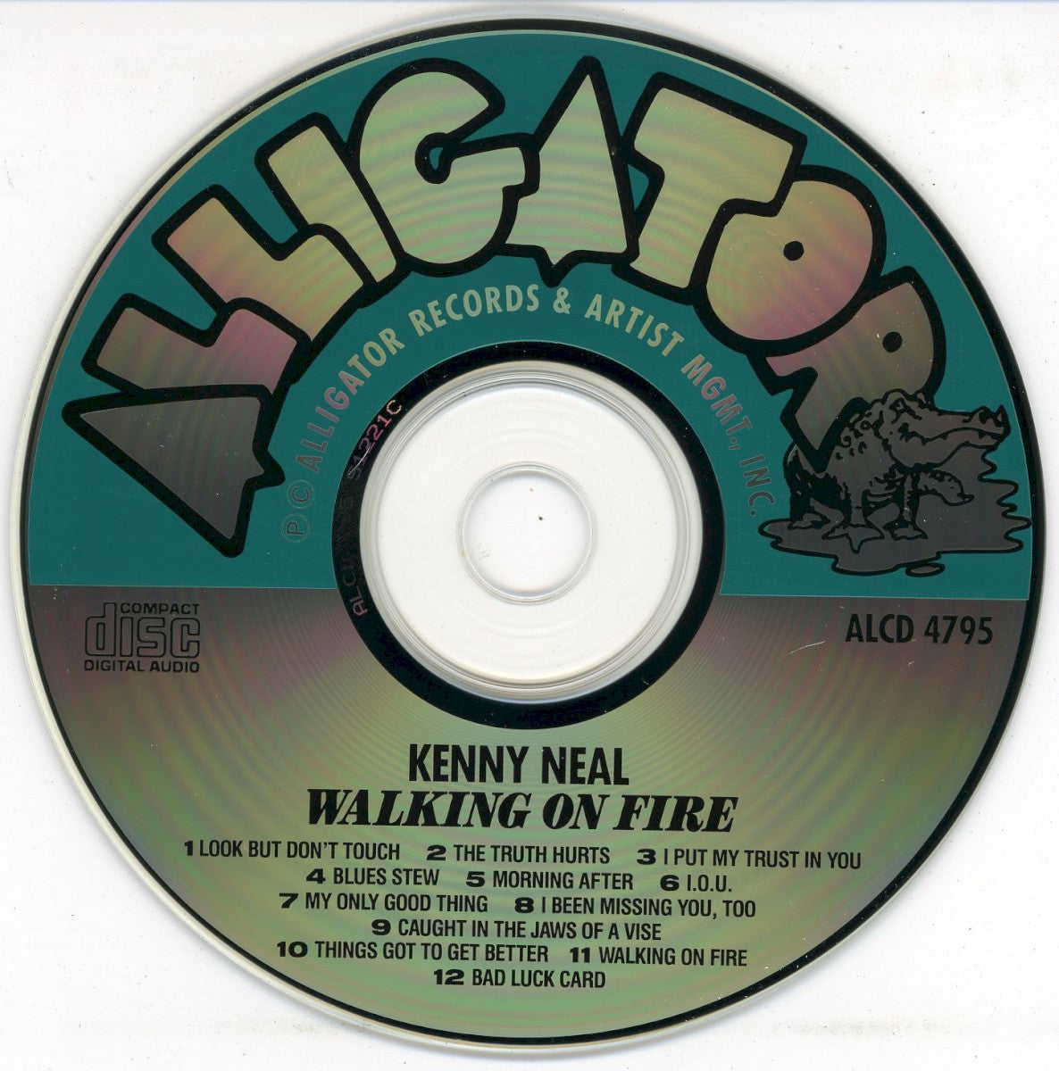 Kenny Neal – Walking on Fire Music CD