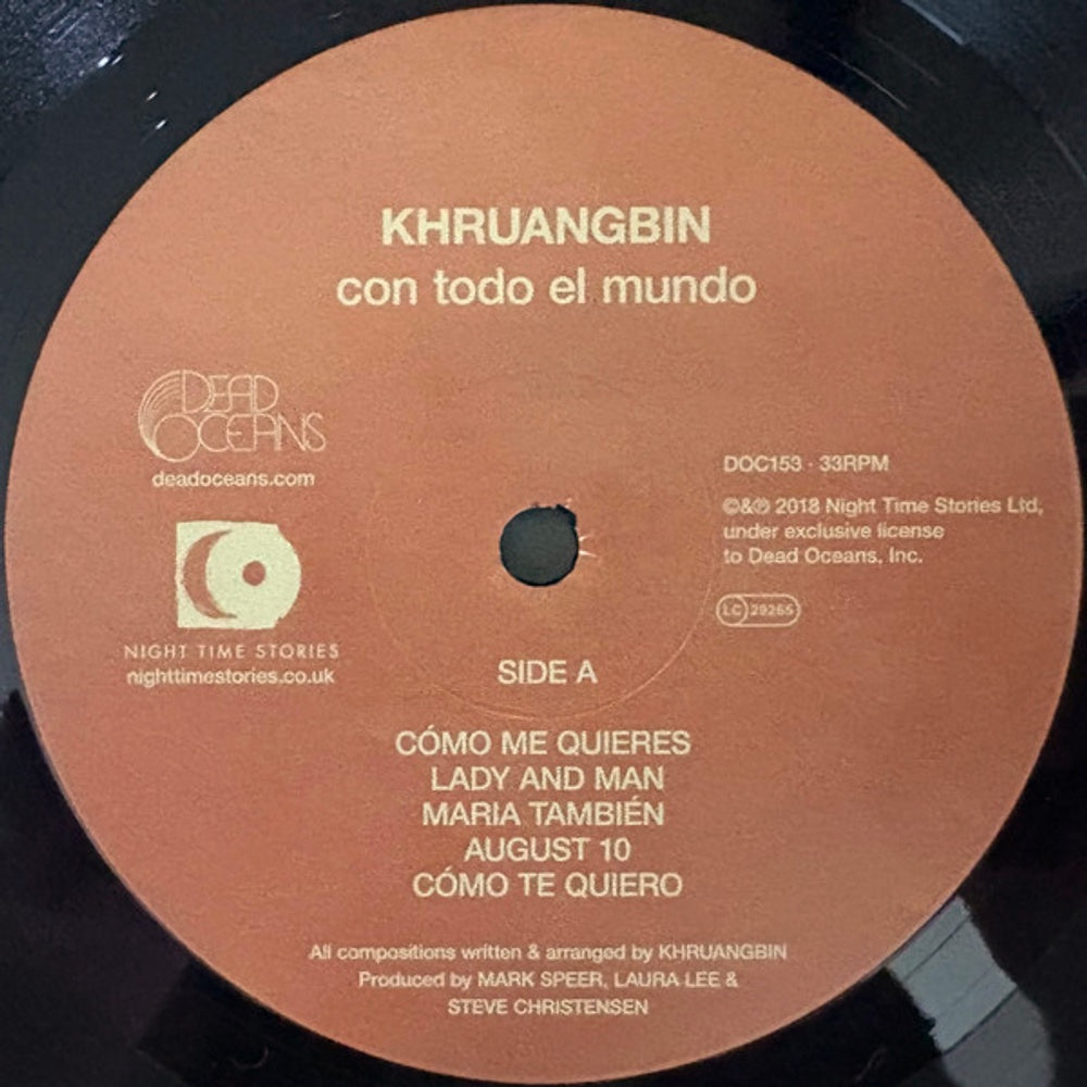 Khruangbin – Con Todo El Mundo (LP Vinyl) Vinyl Record