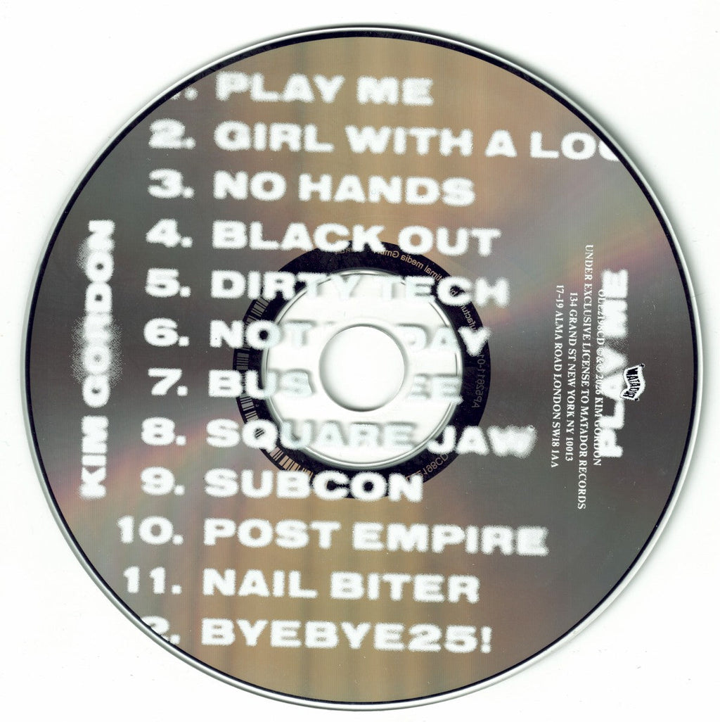 Kim Gordon – Play Me Music CD