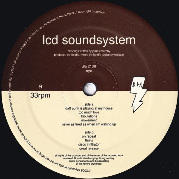LCD Soundsystem – LCD Soundsystem (LP Vinyl) Vinyl Record