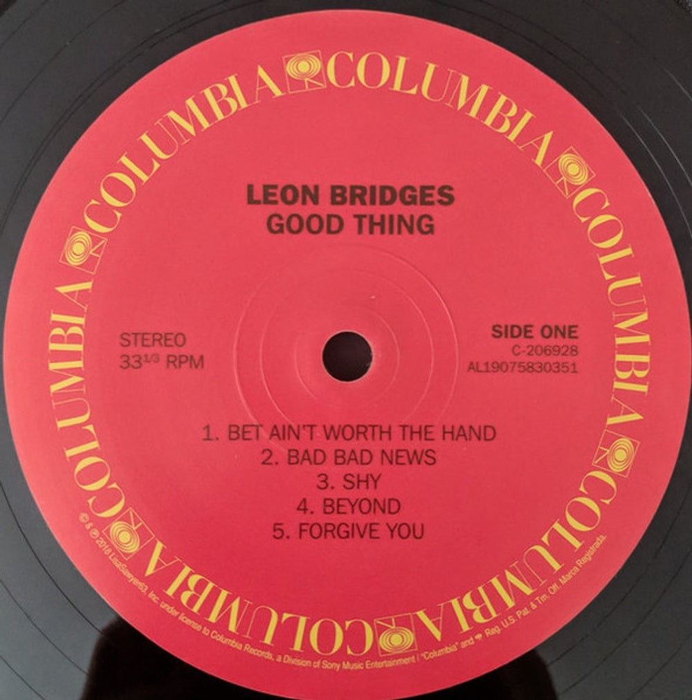 Leon Bridges – Good Thing (LP Vinyl) Vinyl Record