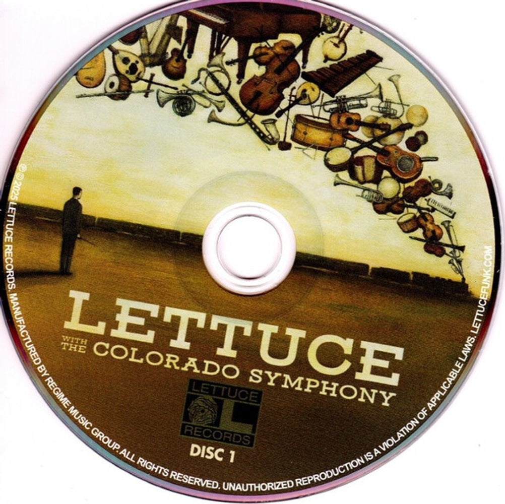 Lettuce – Lettuce with the Colorado Symphony (2-CD) Music CD