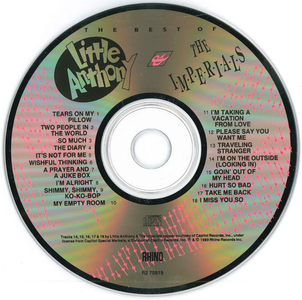 Little Anthony & The Imperials – Best of Music CD