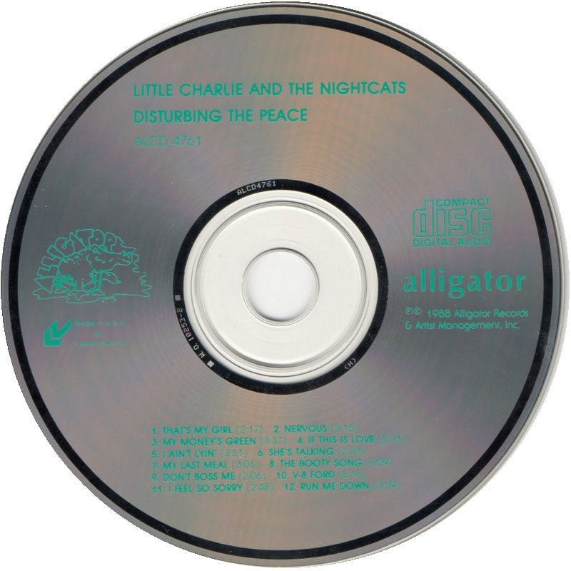 Little Charlie & Nightcats – Disturbing the Peace Music CD