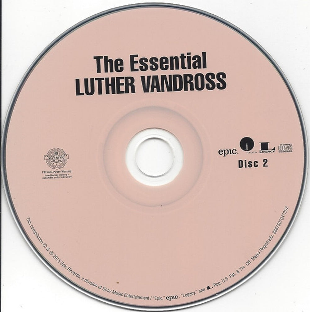 Luther Vandross – Essential Luther Vandross (2-CD) Music CD