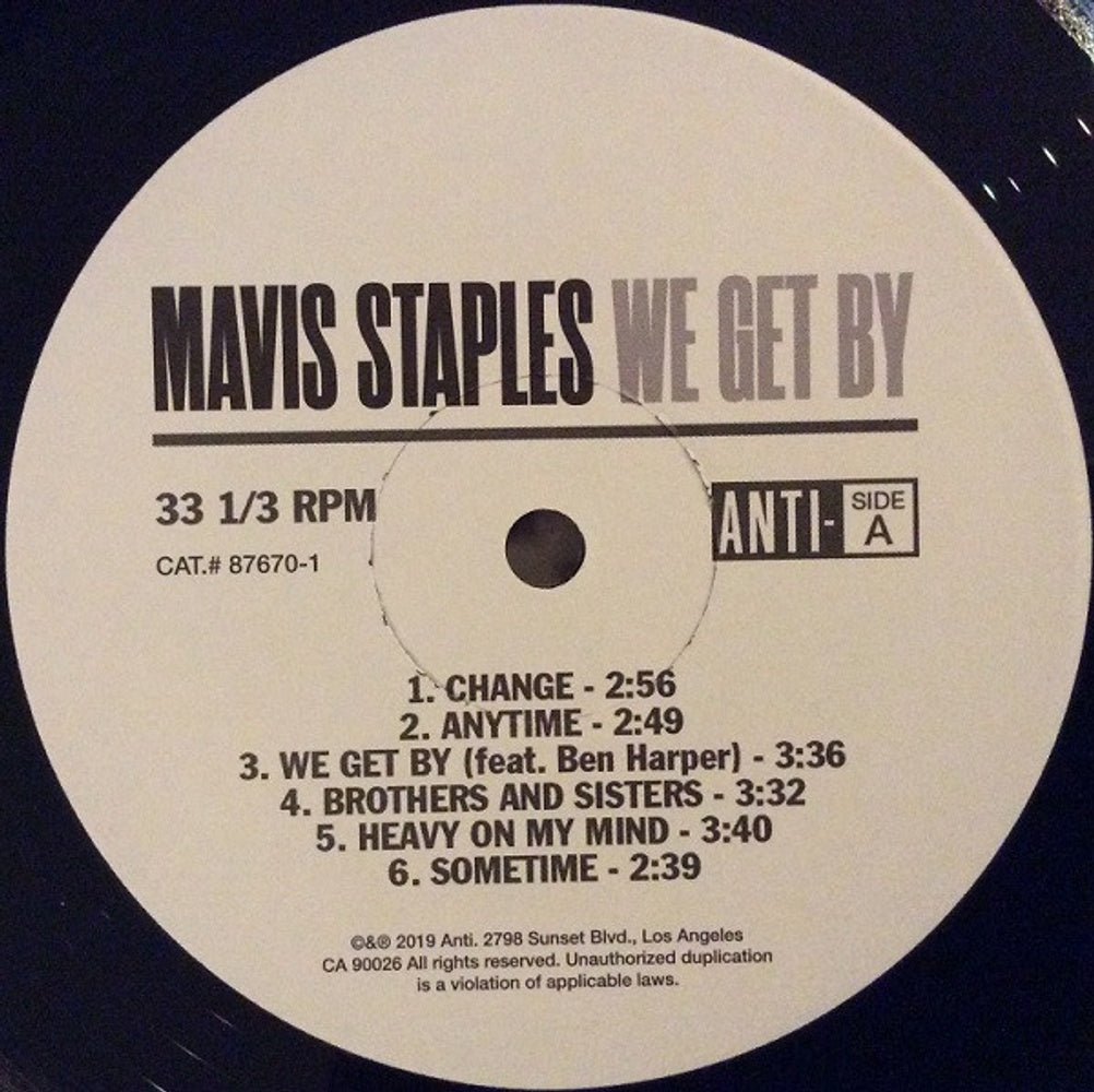 Mavis Staples – We Get By (LP Vinyl) Vinyl Record