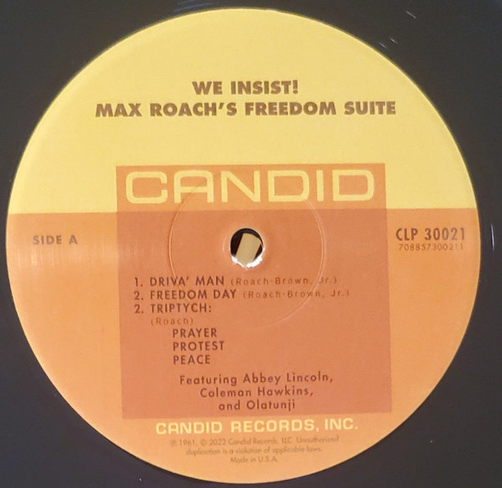 Max Roach – We Insist: Max Roach's Freedom Now Suite (LP Vinyl) Vinyl Record