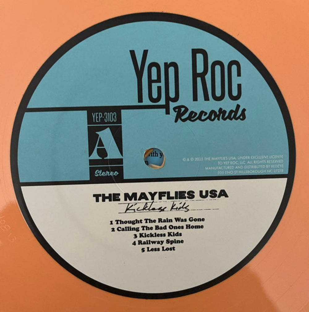 The Mayflies USA – Kickless Kids (LP Peach Vinyl) Vinyl Record