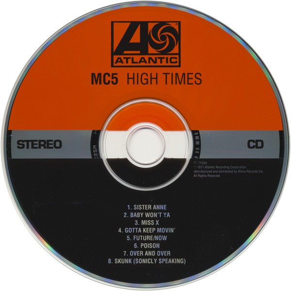 MC5 – High Time Music CD