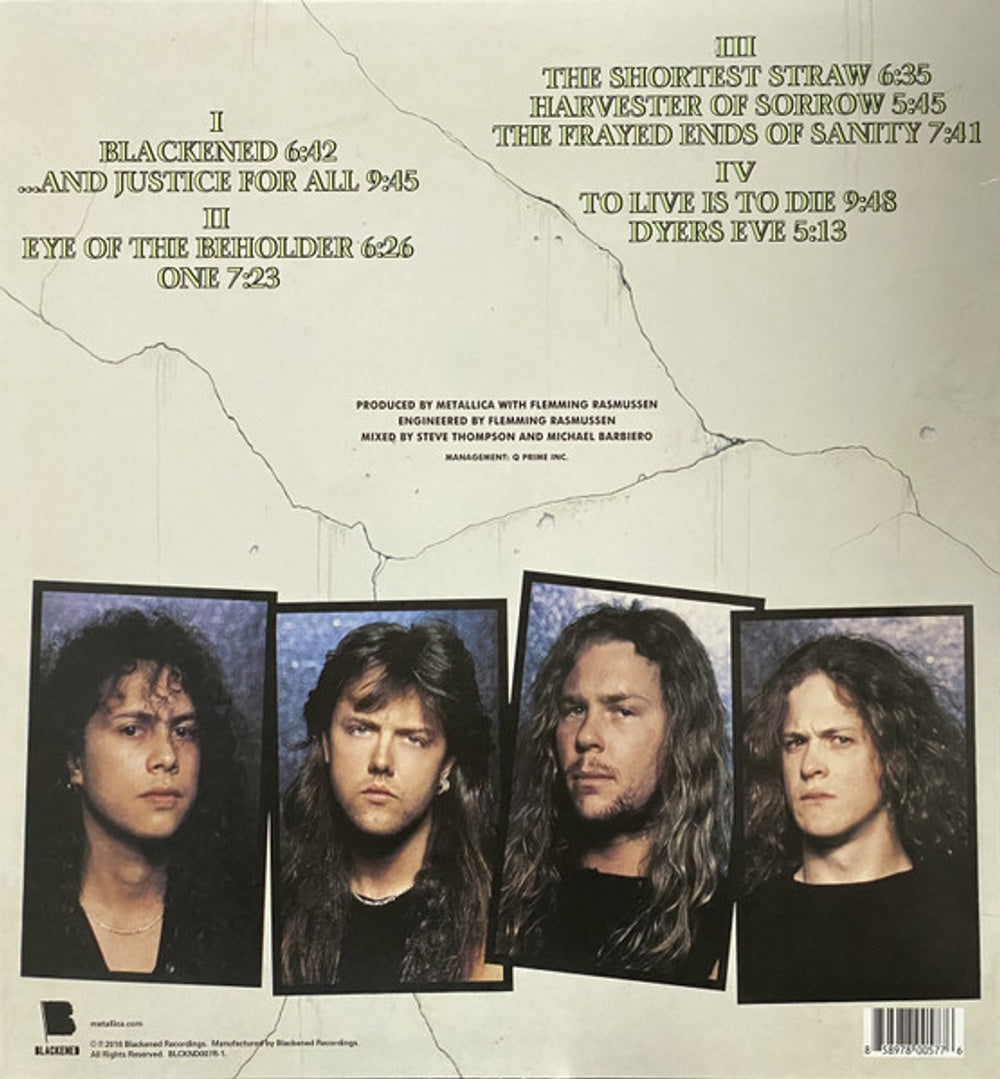 Metallica – ...And Justice For All: Remastered (2-LP Vinyl) Vinyl Record