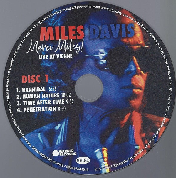 Miles Davis – Merci Miles Live At Vienne (2-CD) Music CD