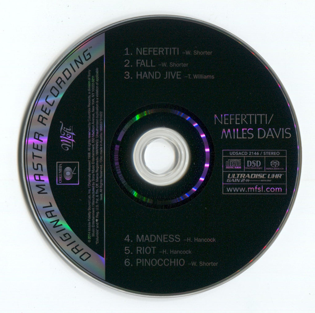 Miles Davis – Nefertiti (Mobile Fidelity CD) Music CD