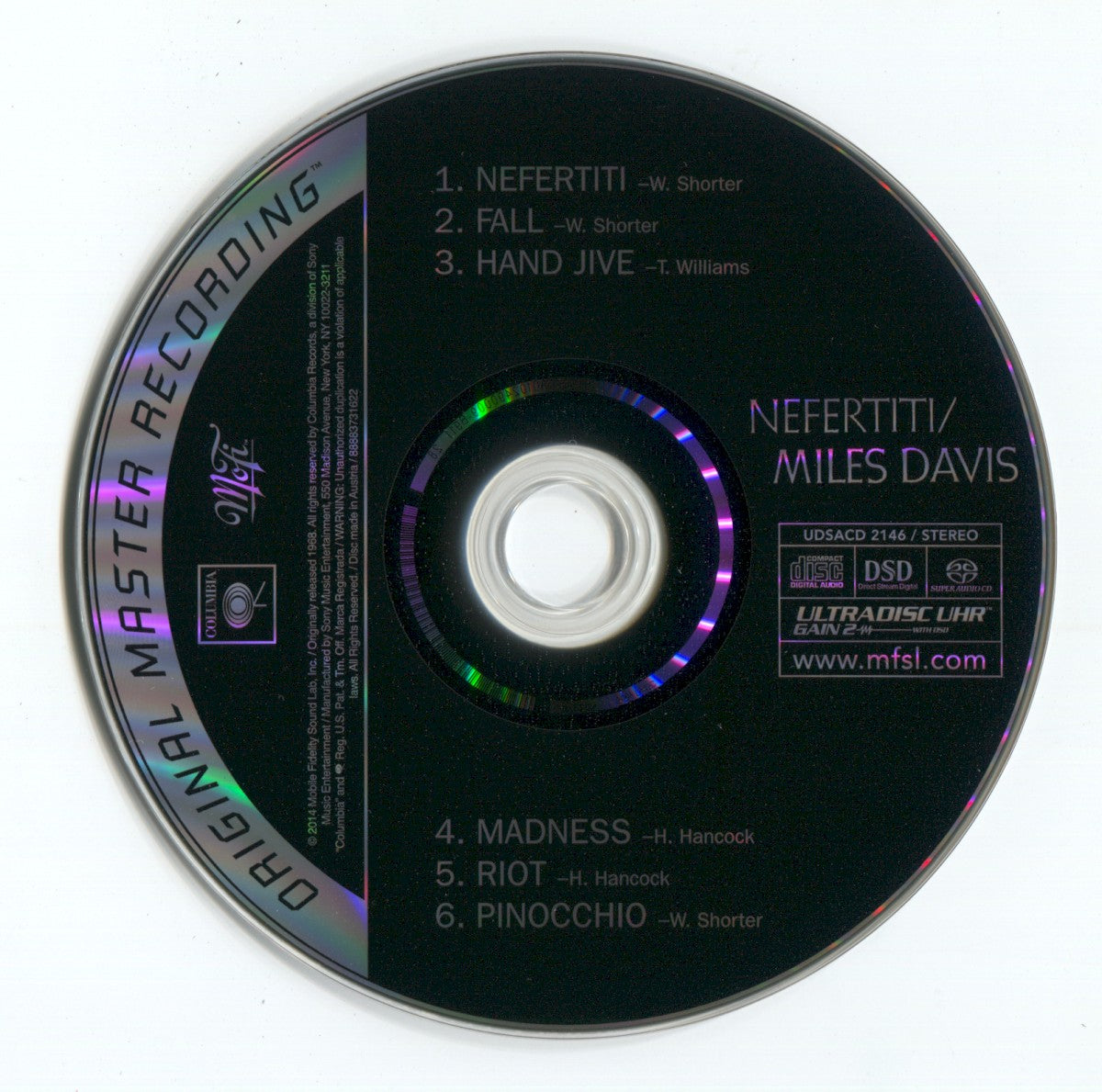 Miles Davis – Nefertiti (Mobile Fidelity CD) Music CD