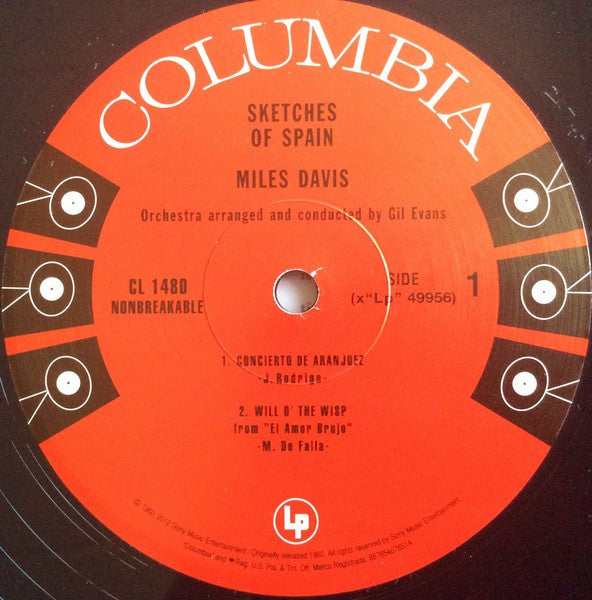 Miles Davis – Sketches Of Spain (LP Vinyl) Vinyl Record