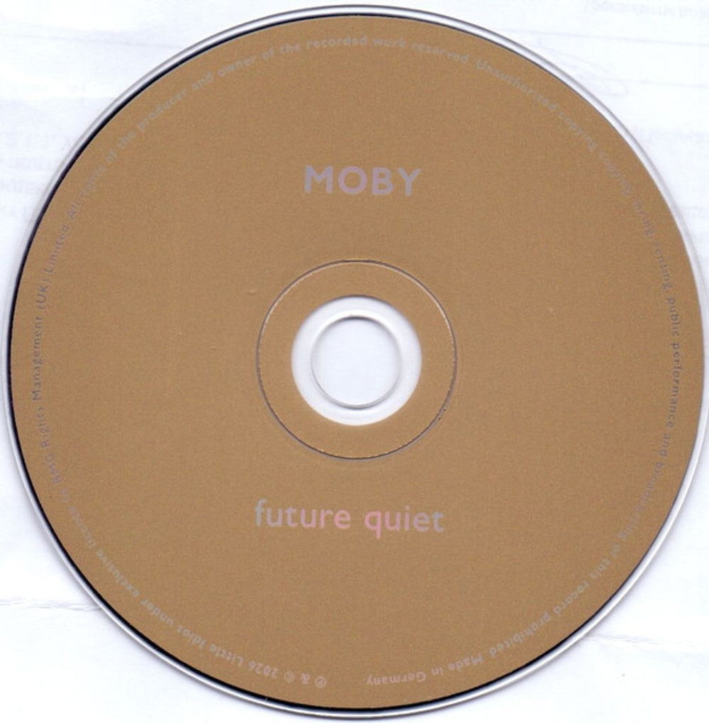 Moby – Future Quiet Music CD