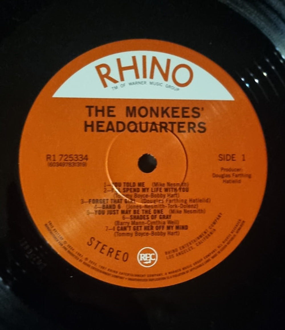 The Monkees – Headquarters (2-LP Vinyl) Vinyl Record