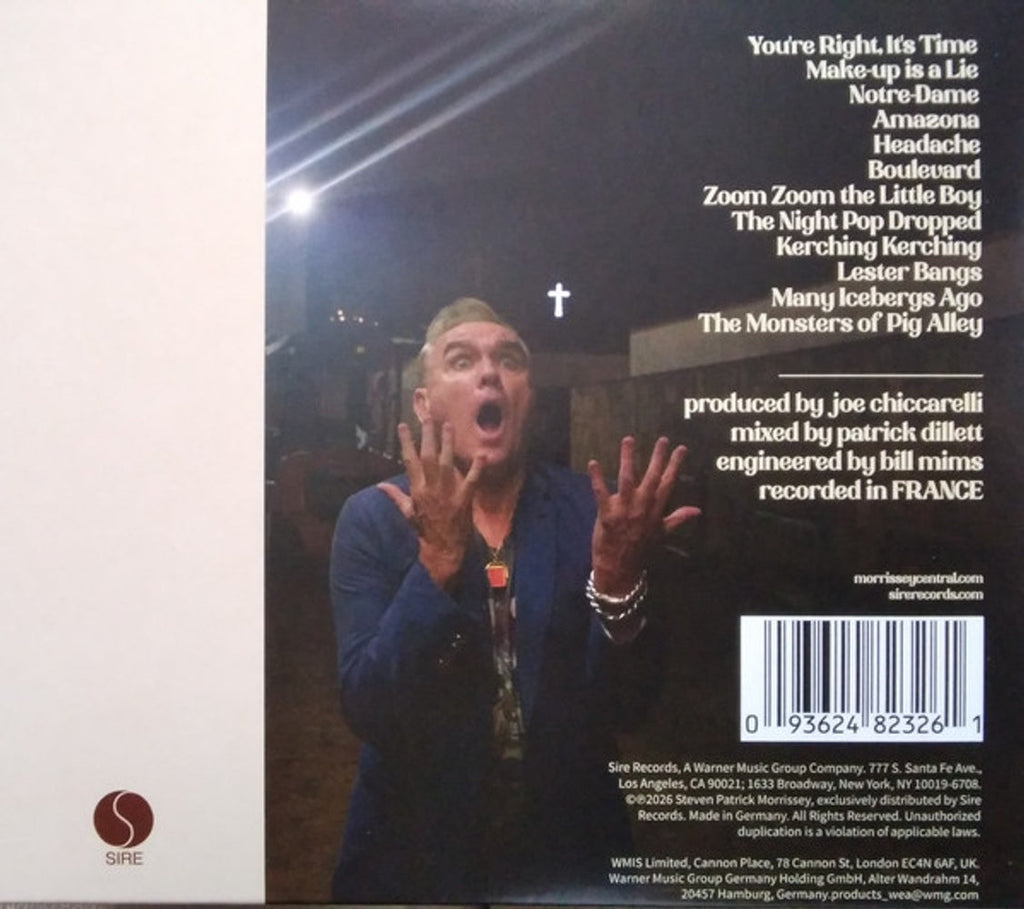 Morrissey – Make-Up Is A Lie Music CD