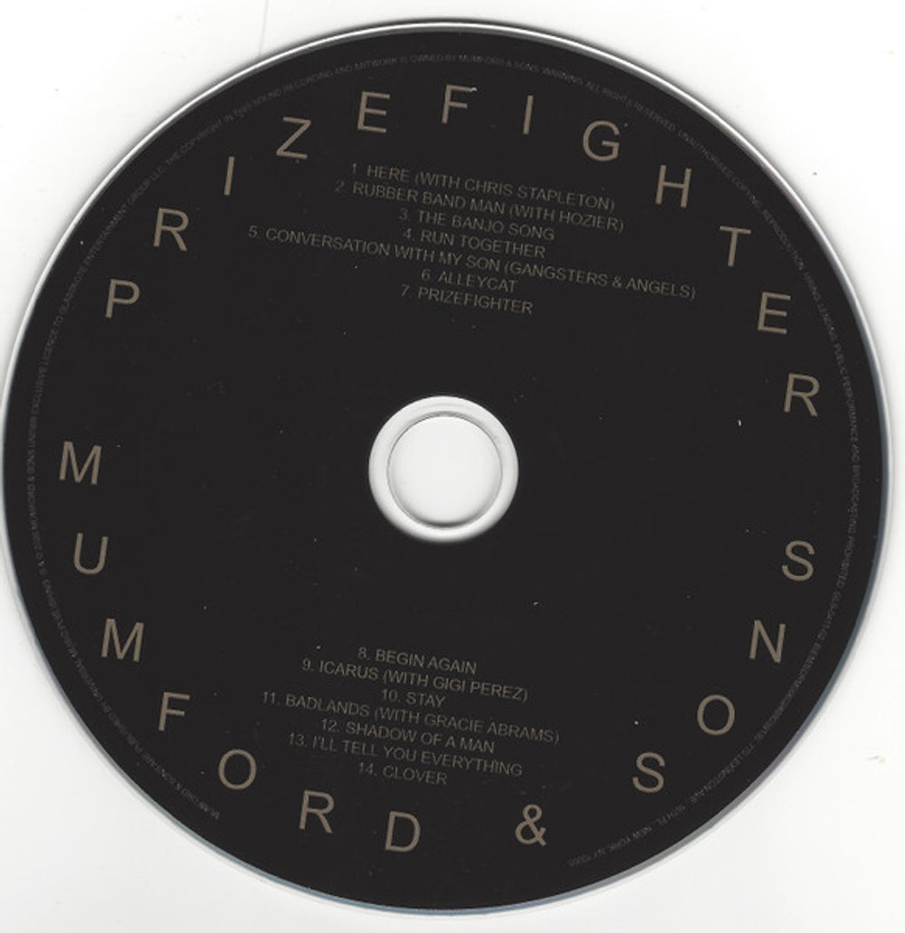 Mumford & Sons – Prizefighter Music CD