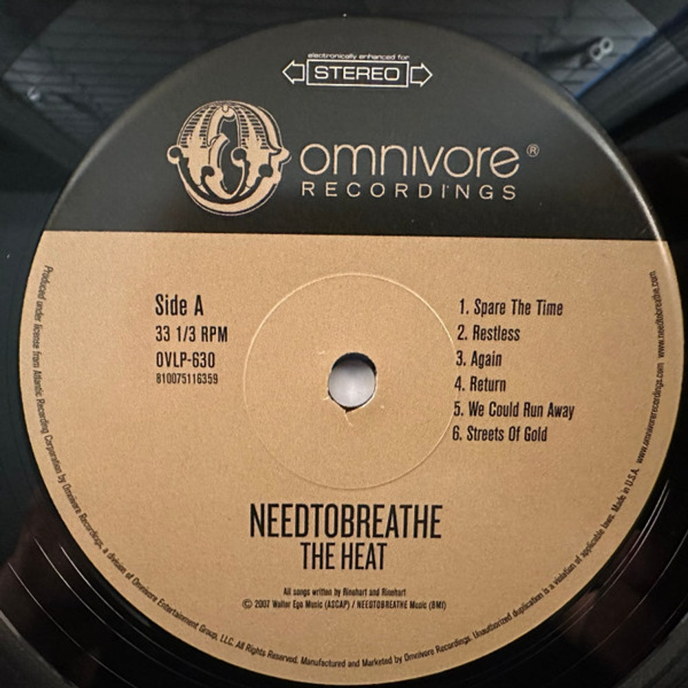 NEEDTOBREATHE – The Heat (2-LP Vinyl) Vinyl Record