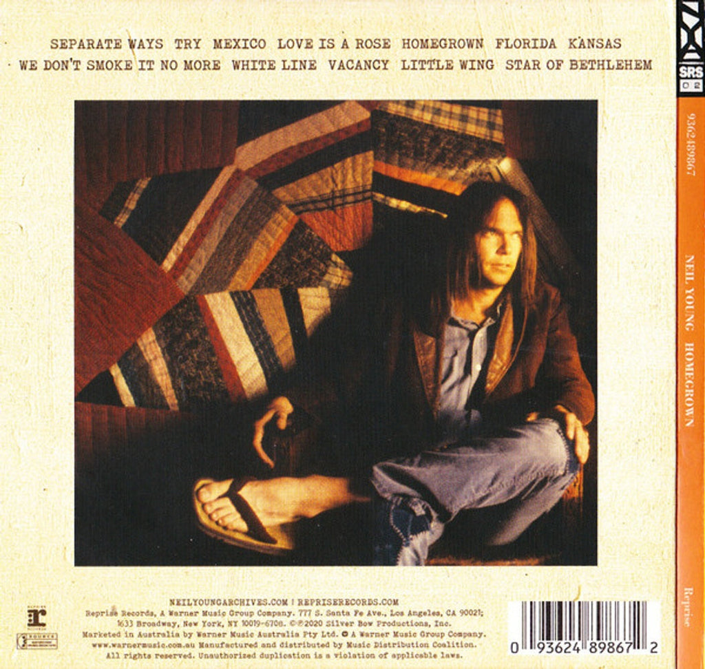 Neil Young – Homegrown Music CD