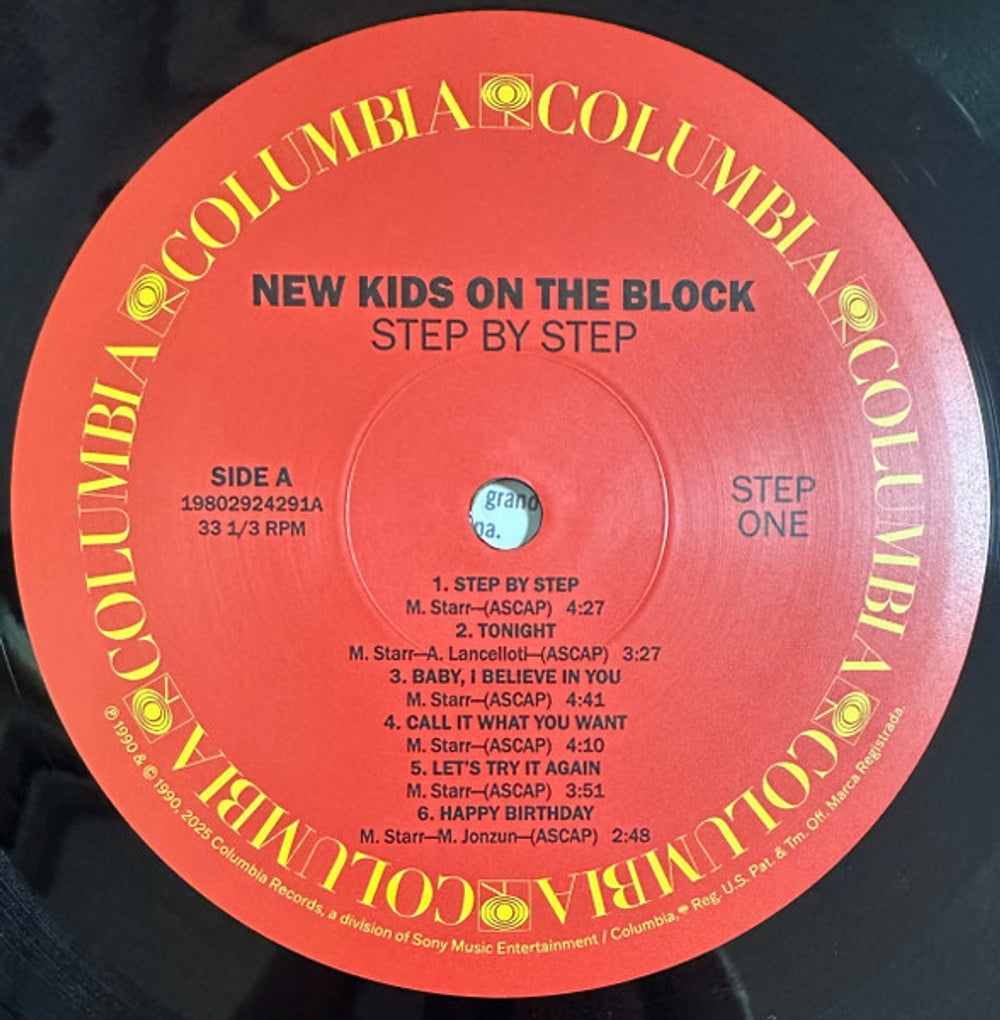 New Kids On The Block – Step By Step (LP Vinyl) Vinyl Record