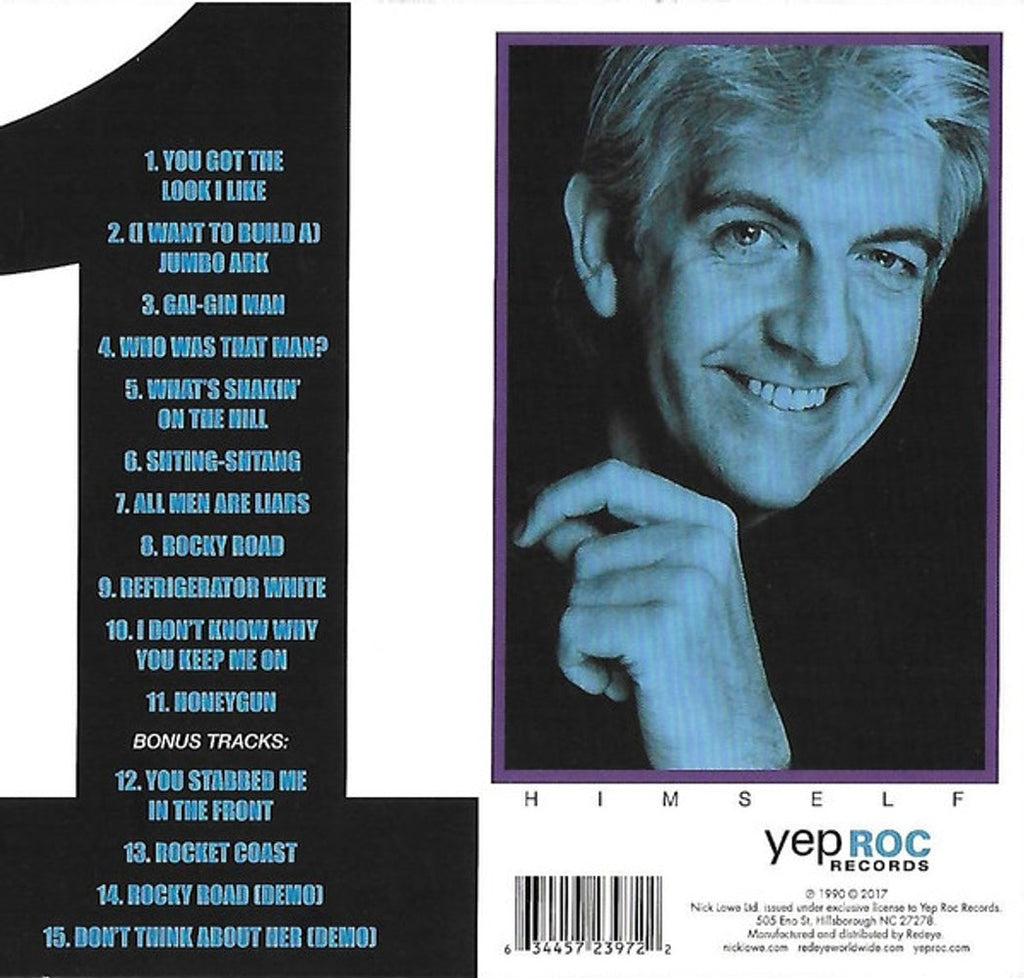 Nick Lowe – Party of One Music CD
