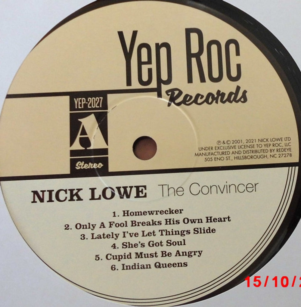 Nick Lowe – The Convincer (LP Vinyl) Vinyl Record
