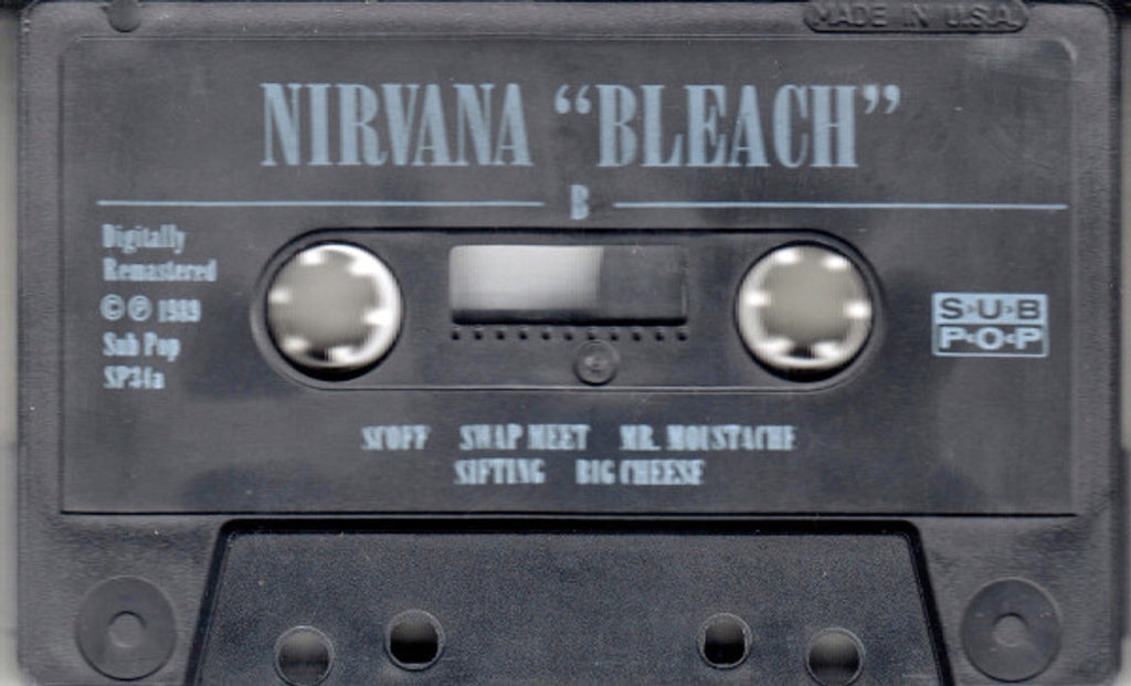 Nirvana – Bleach Music Cassette Tape