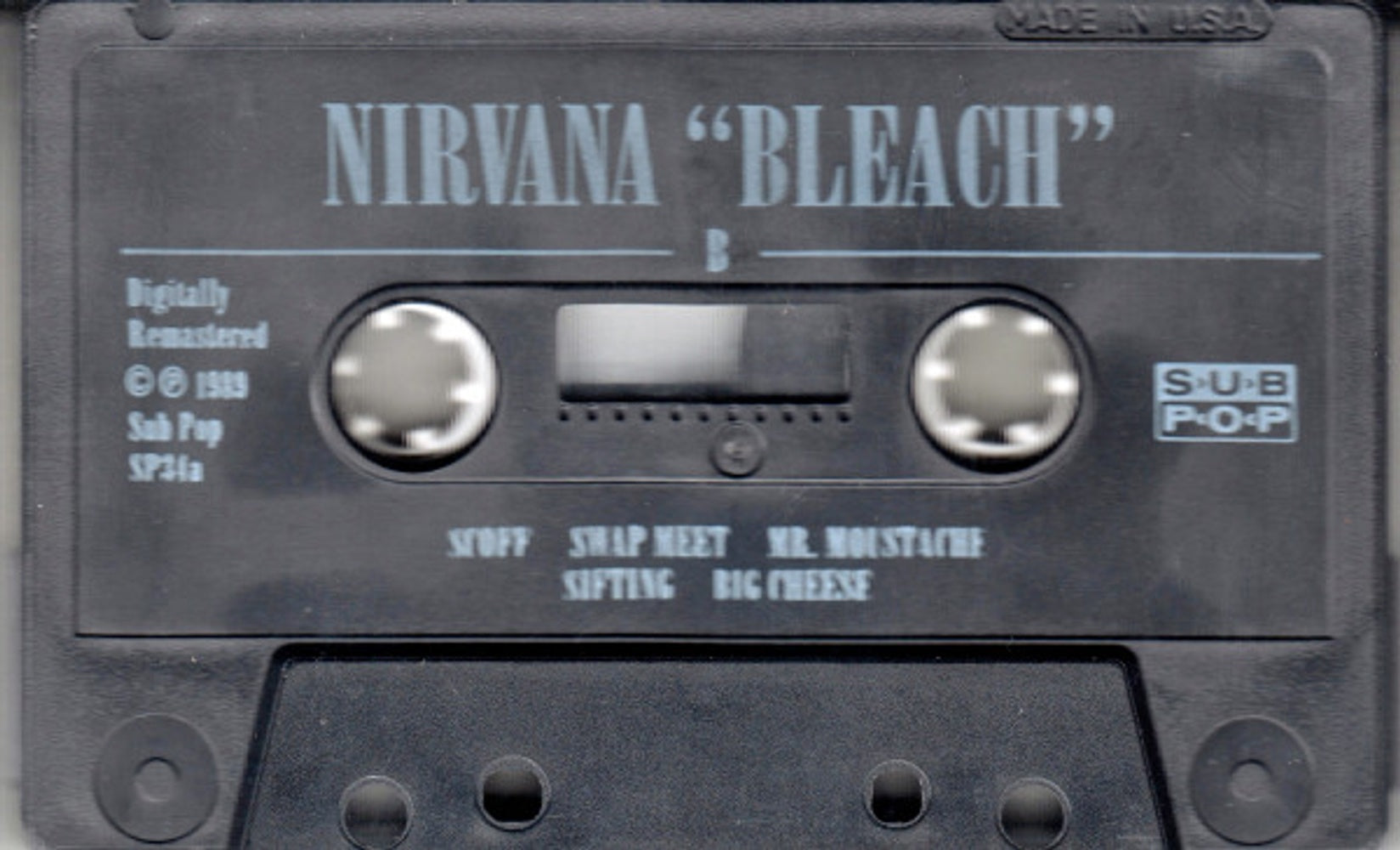 Nirvana – Bleach Music Cassette Tape