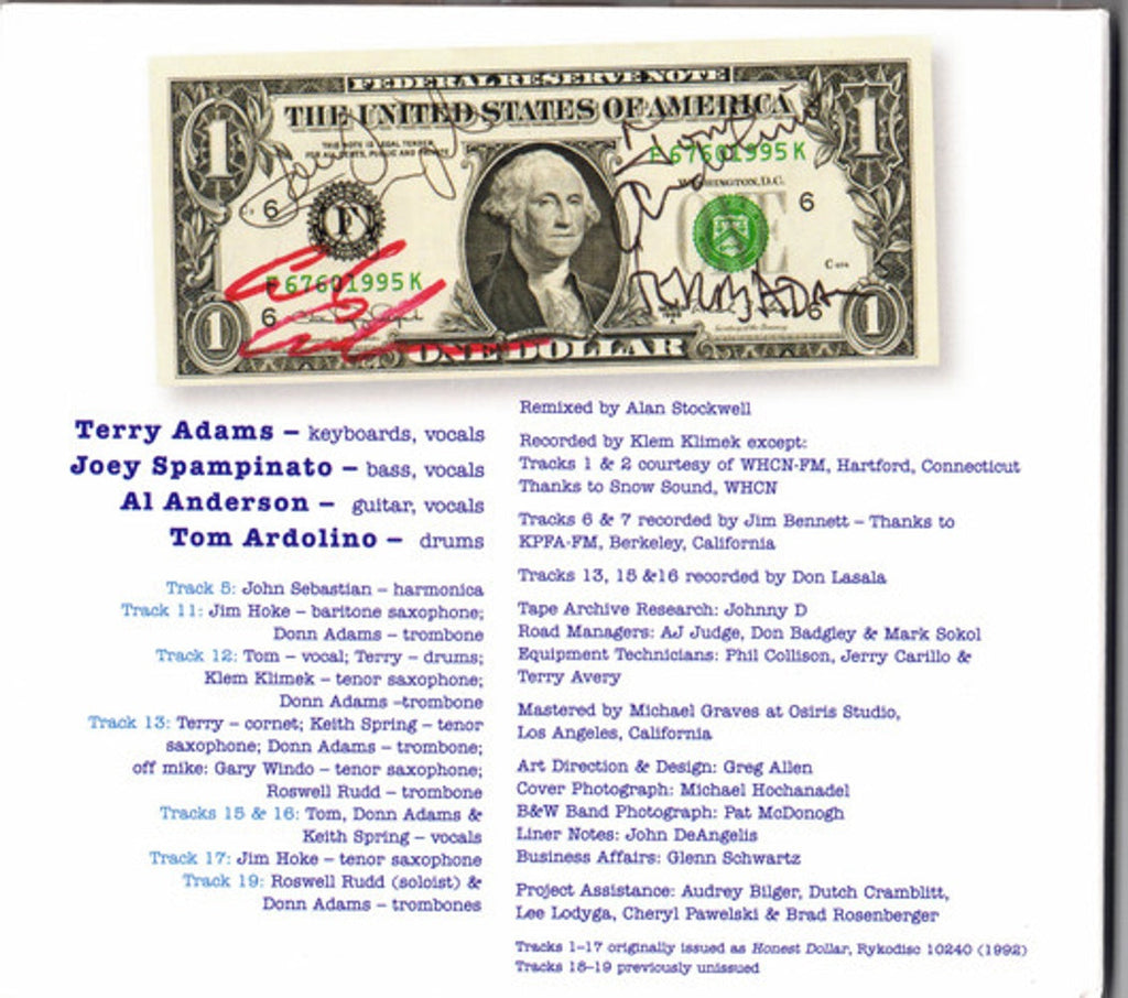 NRBQ – Honest Dollar Music CD