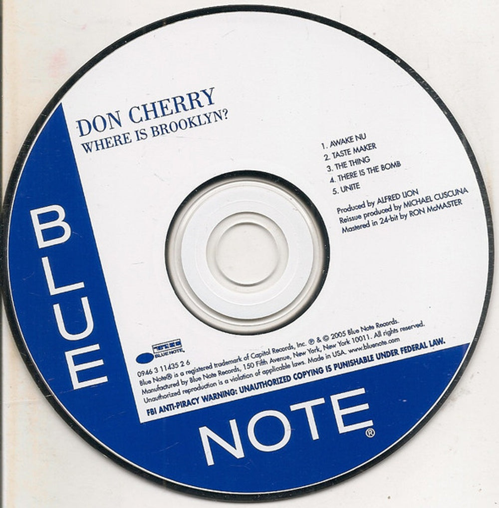 Don Cherry – Where Is Brooklyn? Music CD