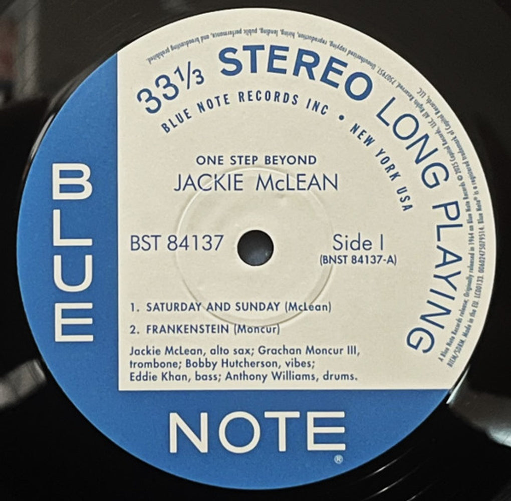 Jackie McLean - One Step Beyond (LP Vinyl) Vinyl Record