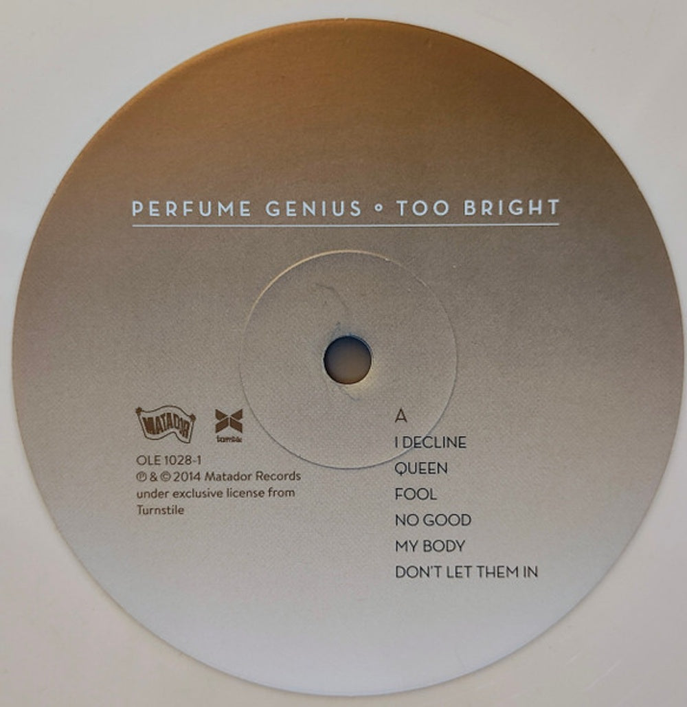 Perfume Genius – Too Bright (LP Vinyl) Vinyl Record