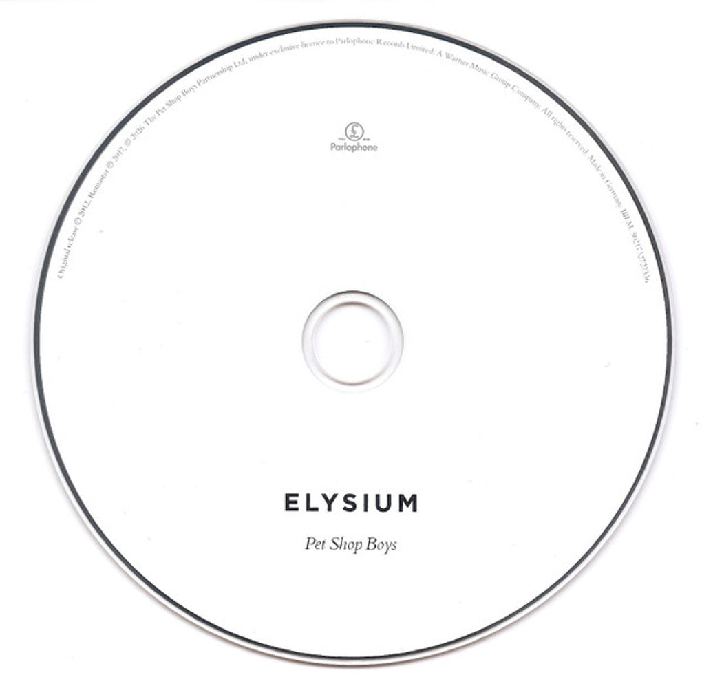 Pet Shop Boys – Elysium Music CD