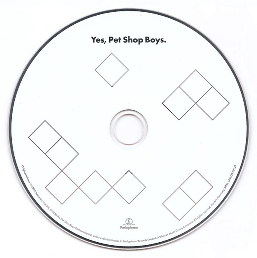 Pet Shop Boys – Yes Music CD