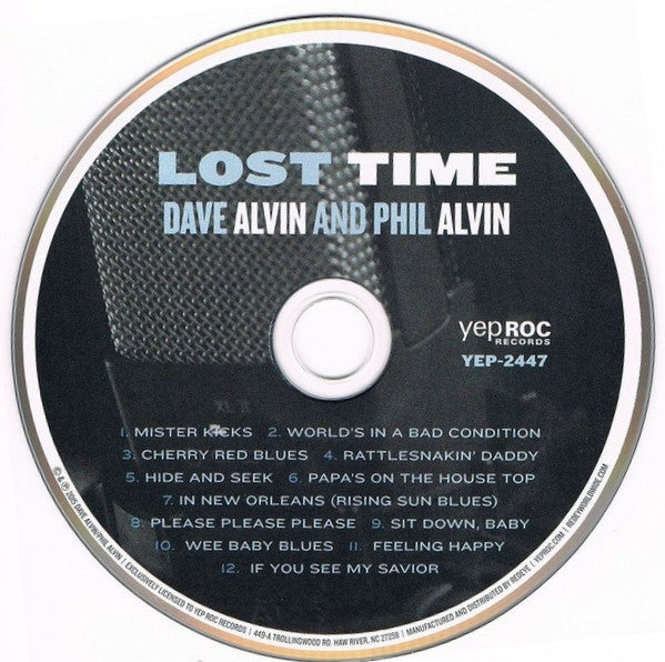Dave Alvin and Phil Alvin – Lost Time Music CD