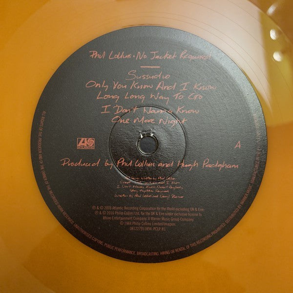 Phil Collins – No Jacket Required (LP Vinyl) Vinyl Record