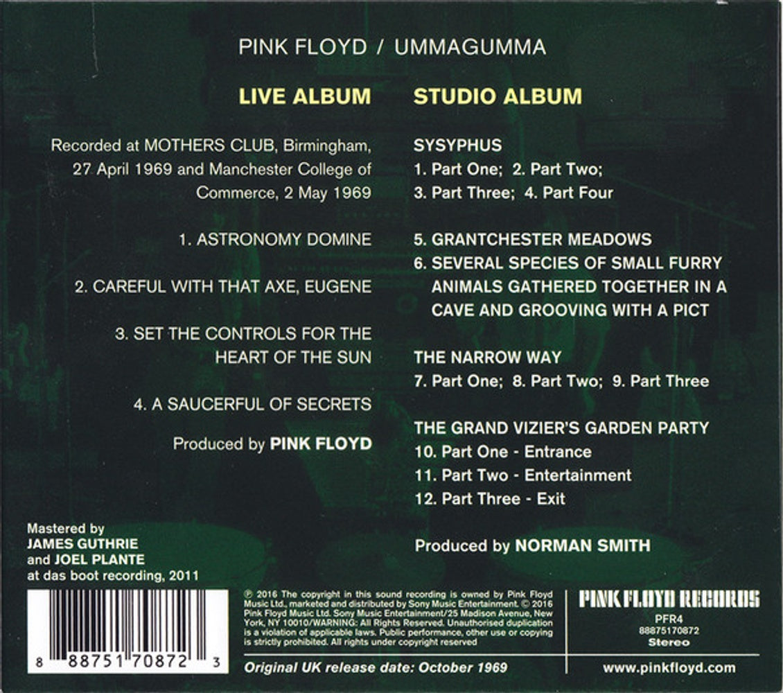 Pink Floyd – Ummagumma (2-CD)