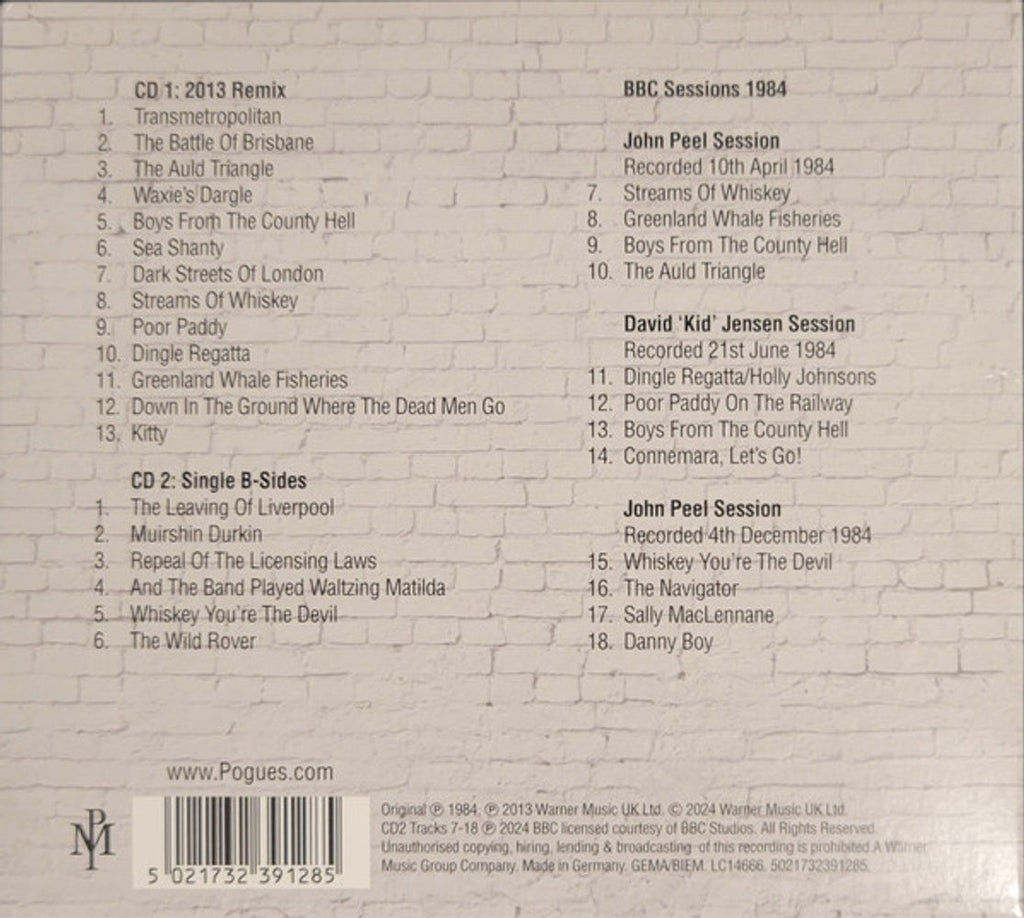 The Pogues – Red Roses For Me (2-CD) Music CD