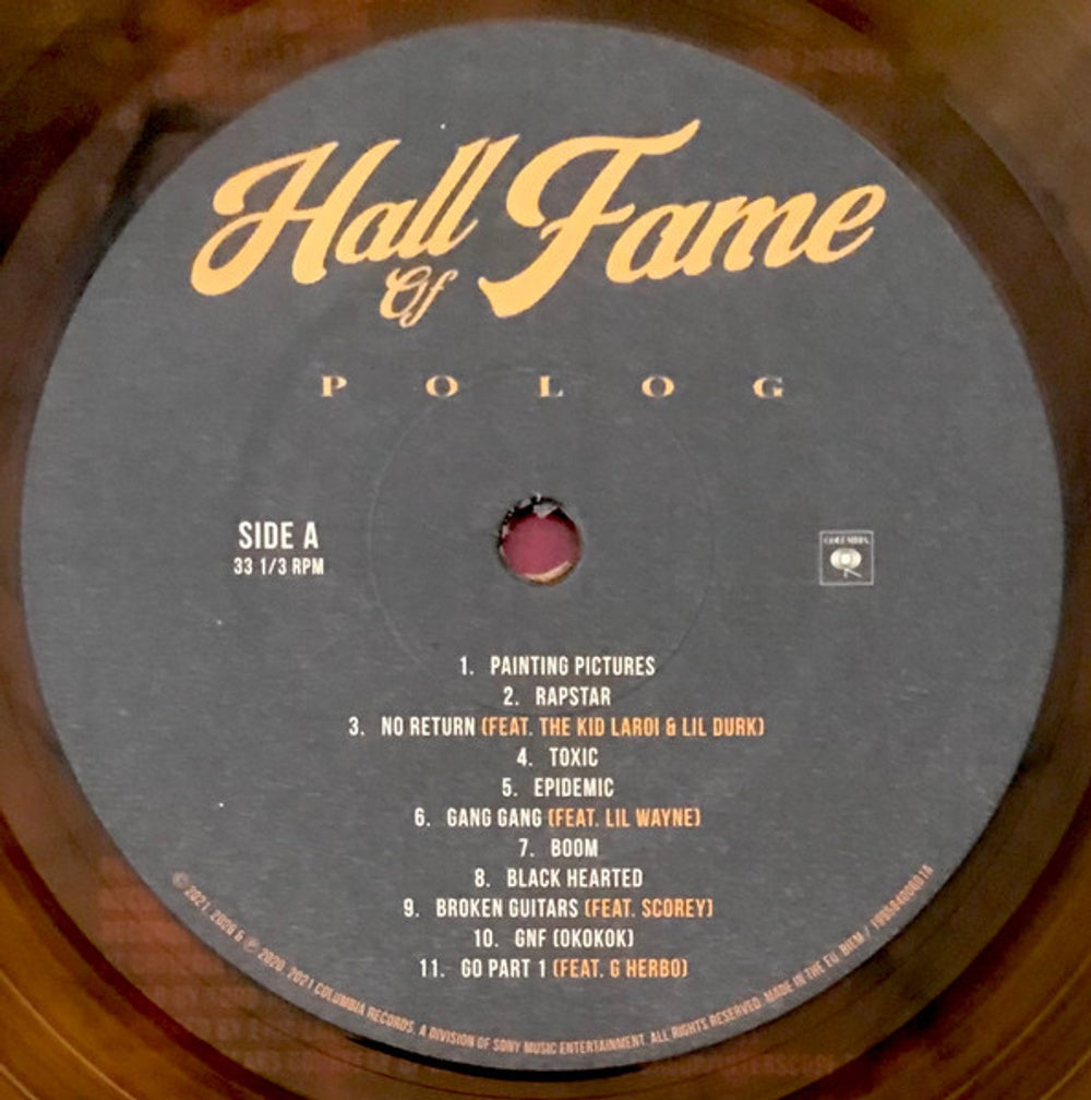POLO G – Hall of Fame (LP Vinyl) Vinyl Record