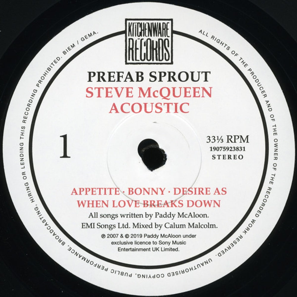 Prefab Sprout – Steve McQueen [RSD 2023] [] (LP Vinyl) Vinyl Record