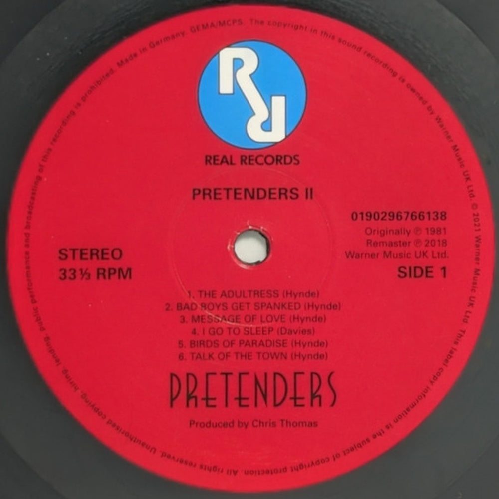 Pretenders – Pretenders II (LP Vinyl) Vinyl Record