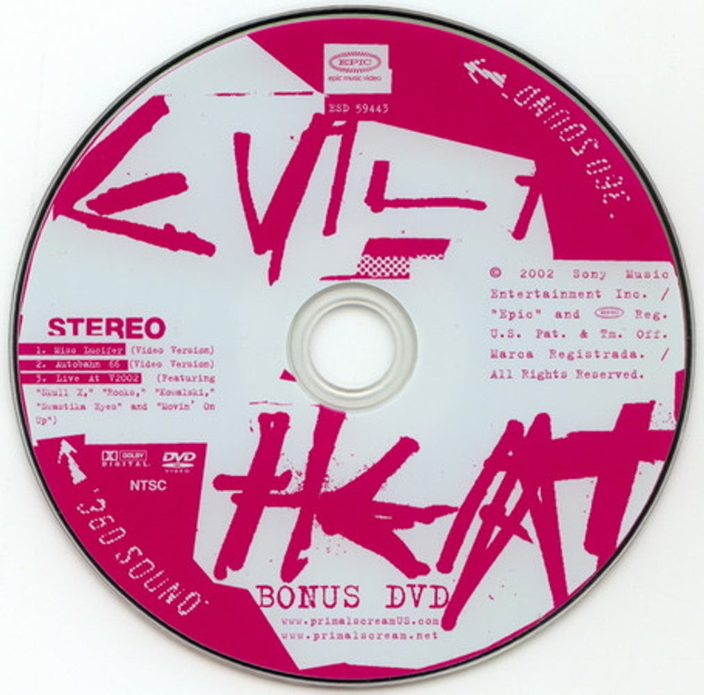 Primal Scream – Evil Heat (2-CD + DVD) Music CD